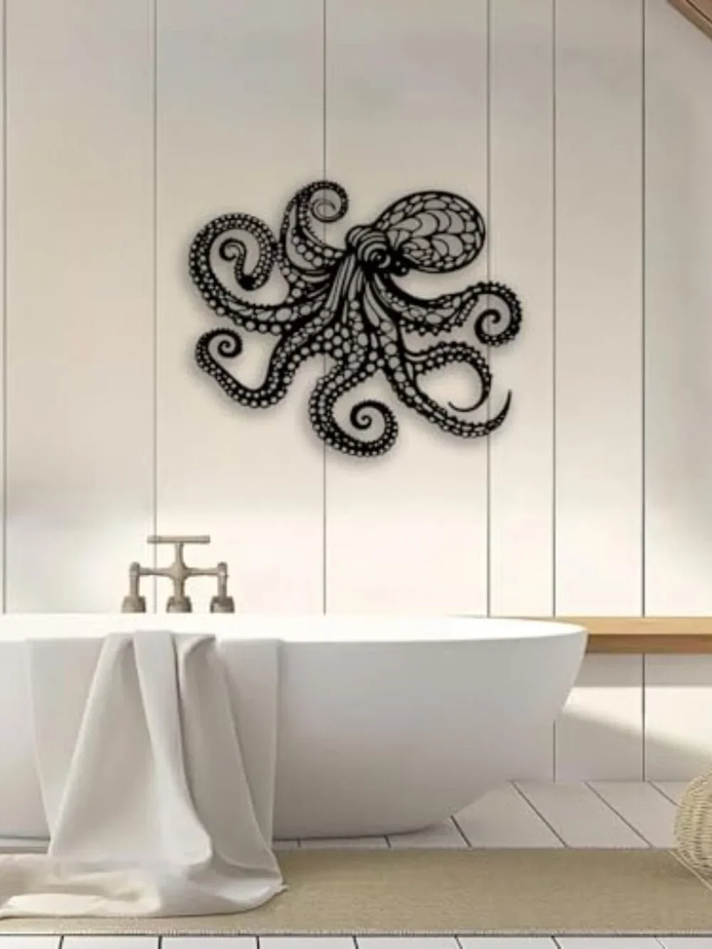 BRAND NEW Octopus Metal Wall Decor - Gothic Nautical Room